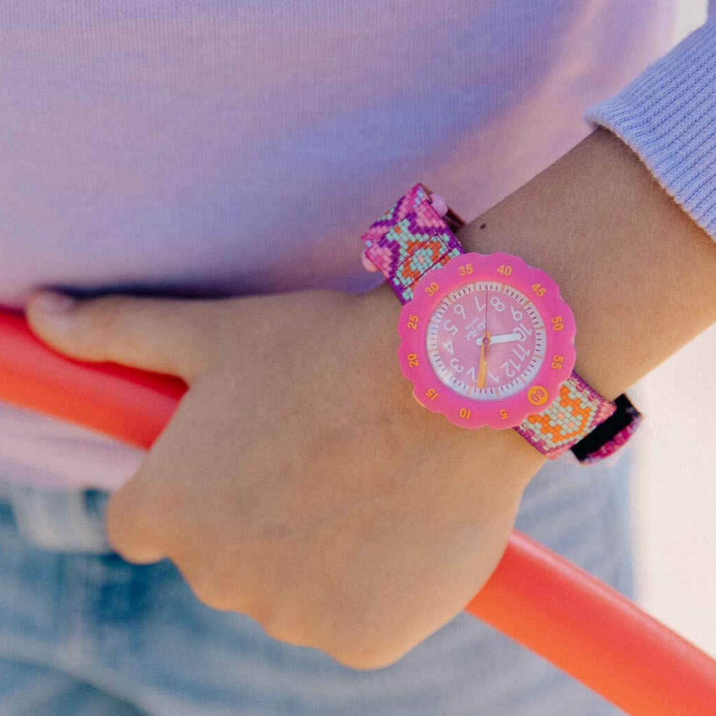 Montre FLIK FLAK Loop in Pink