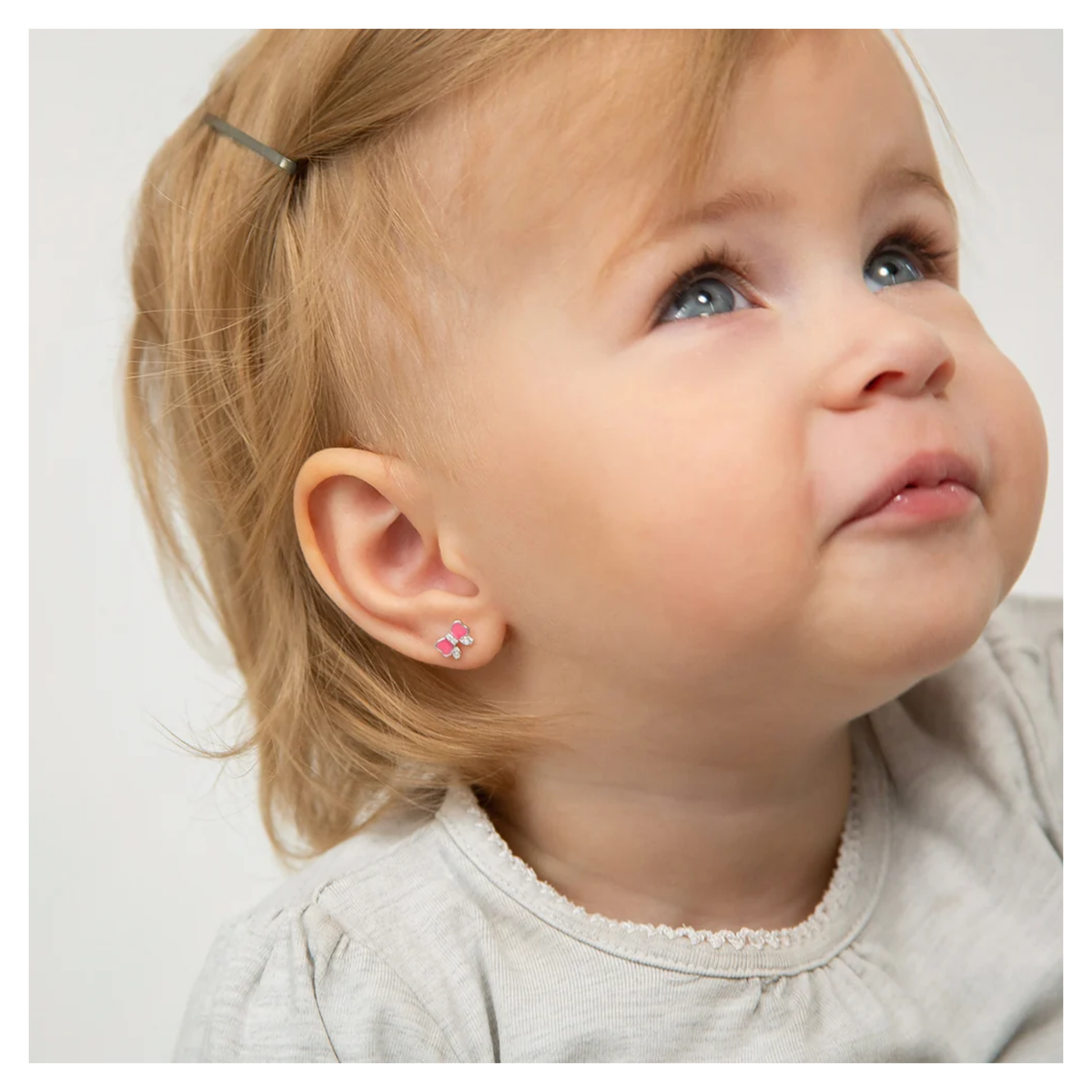 Boucles Boucles Roses Enfants