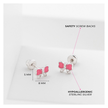 Boucles Boucles Roses Enfants
