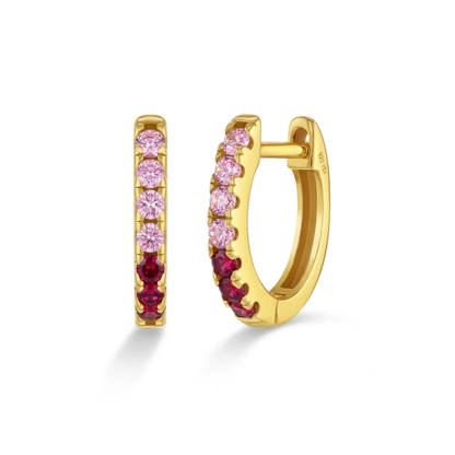 Boucles Huggies Rose Enfants
