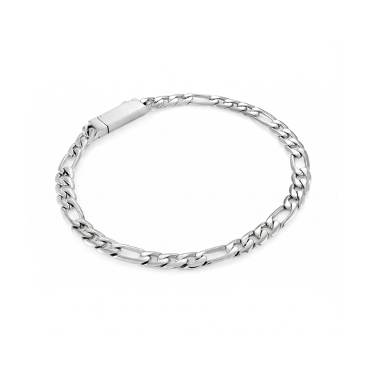 Bracelet Figaro Acier Inoxydable