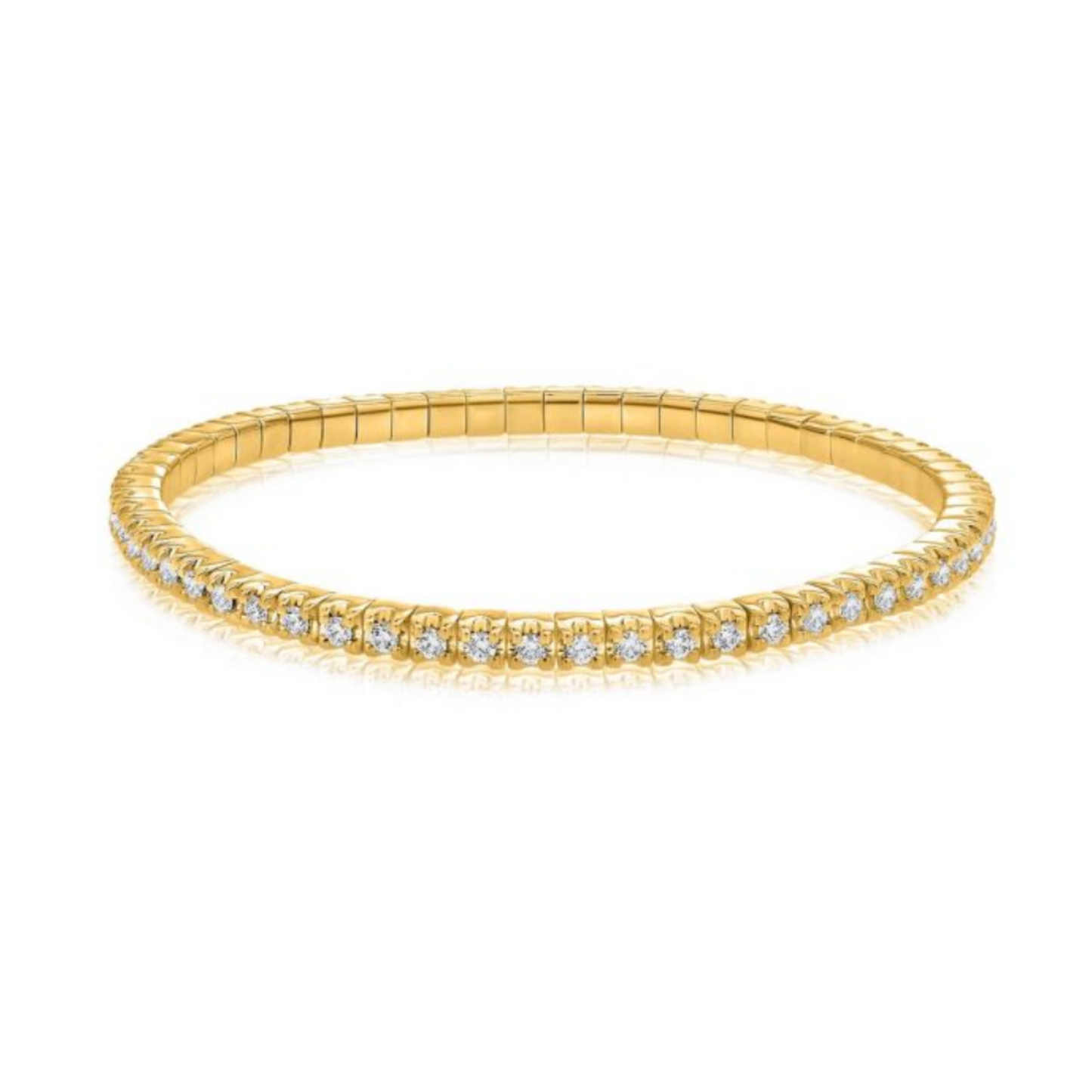 Bracelet Tennis Diamants Extensible