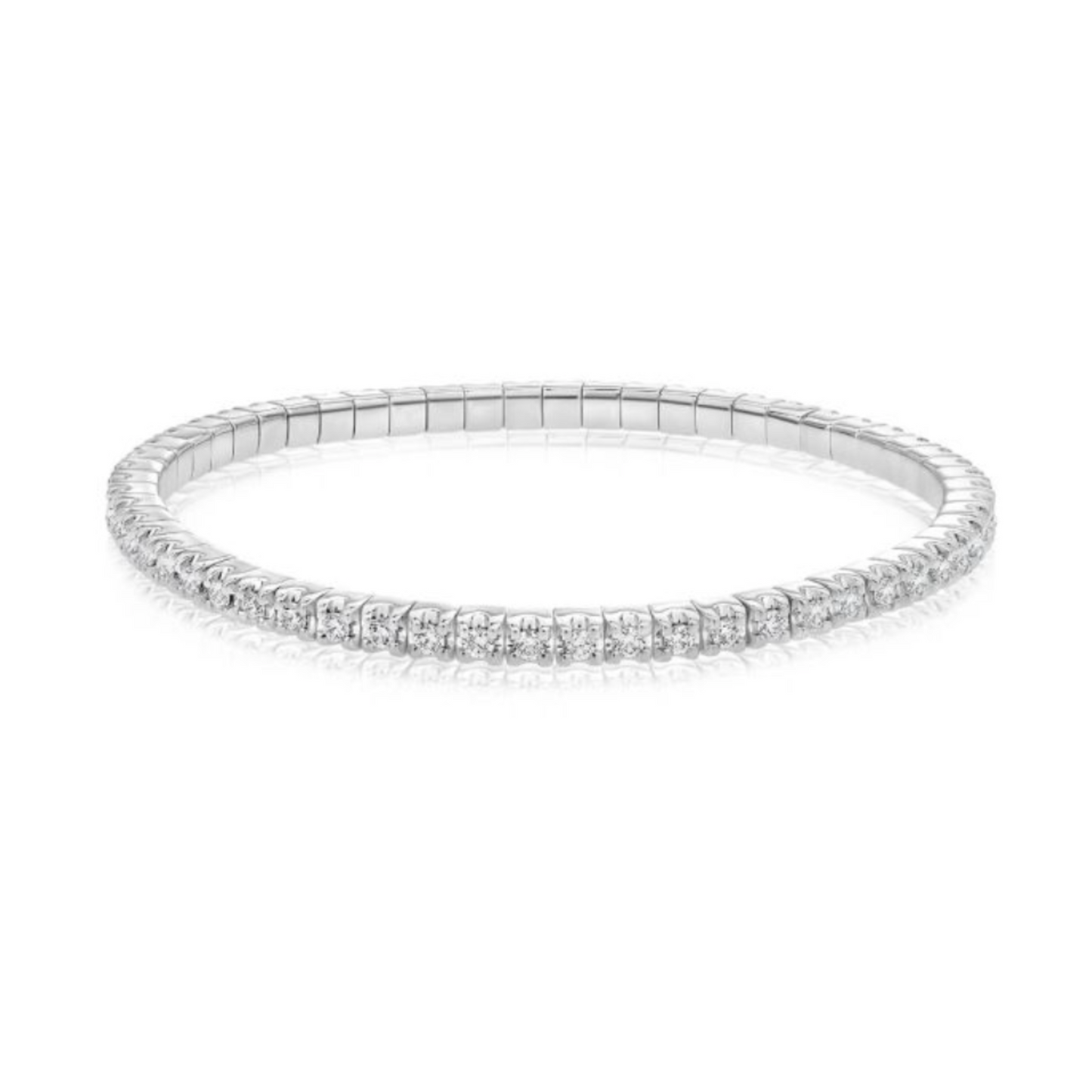 Bracelet Tennis Diamants Extensible