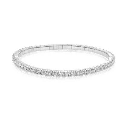 Bracelet Tennis Diamants Extensible