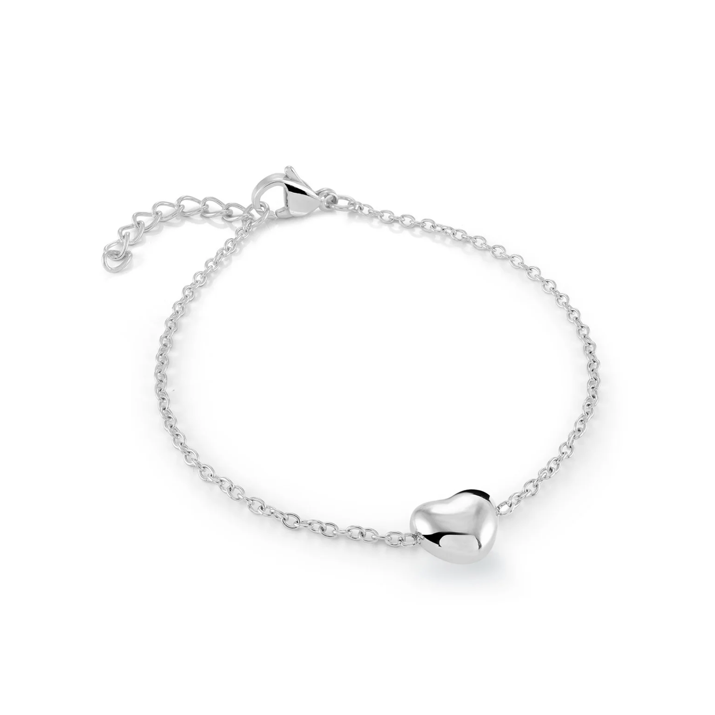 Bracelet Acier Inoxydable Coeur