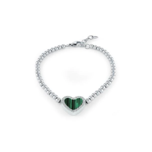 Bracelet Acier Inoxydable Coeur