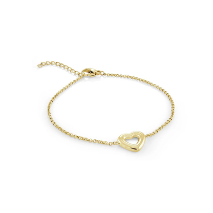 Bracelet Acier Inoxydable Coeur