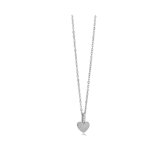 Collier Acier Inoxydable Coeur