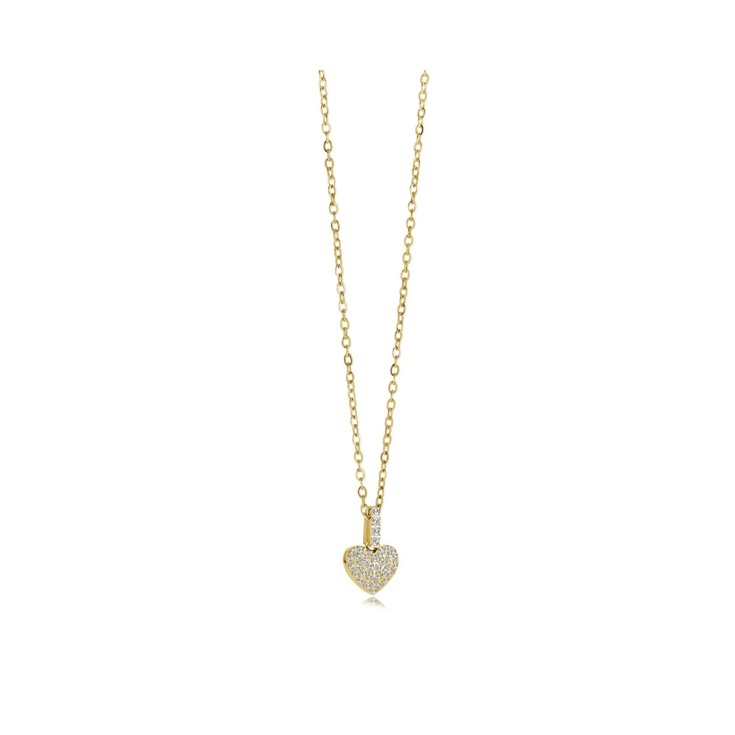 Collier Acier Inoxydable Coeur