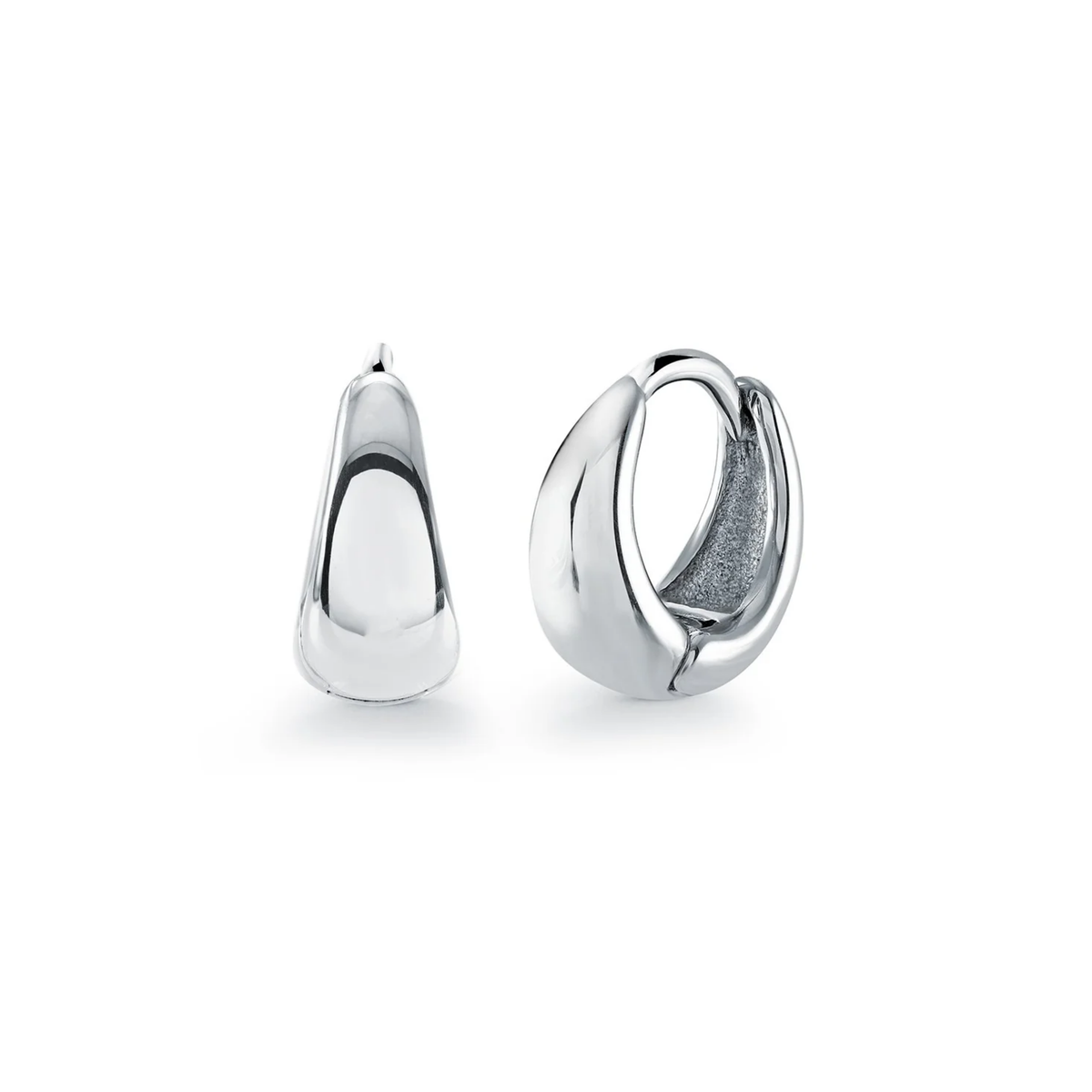Boucles Huggies 10mm Acier Veloria Mini