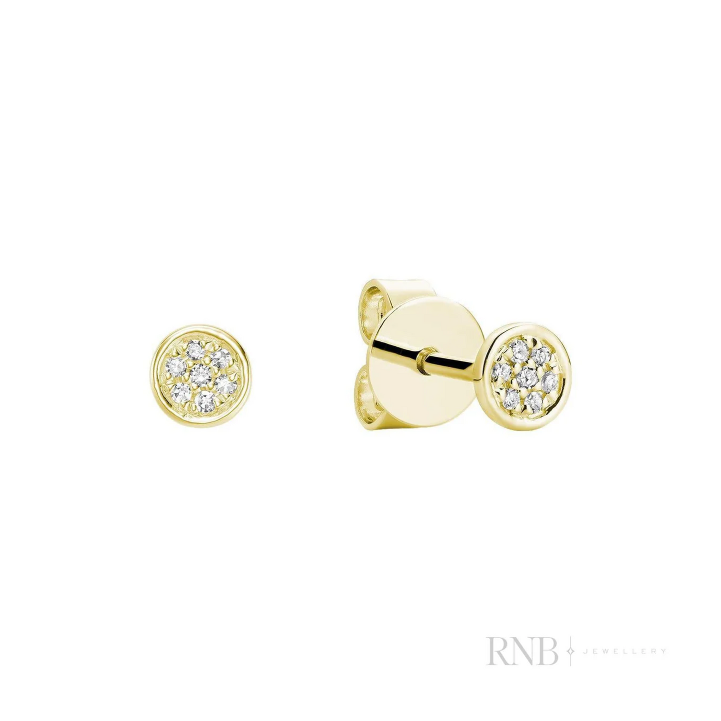 Boucles Mini Cercles et Diamants