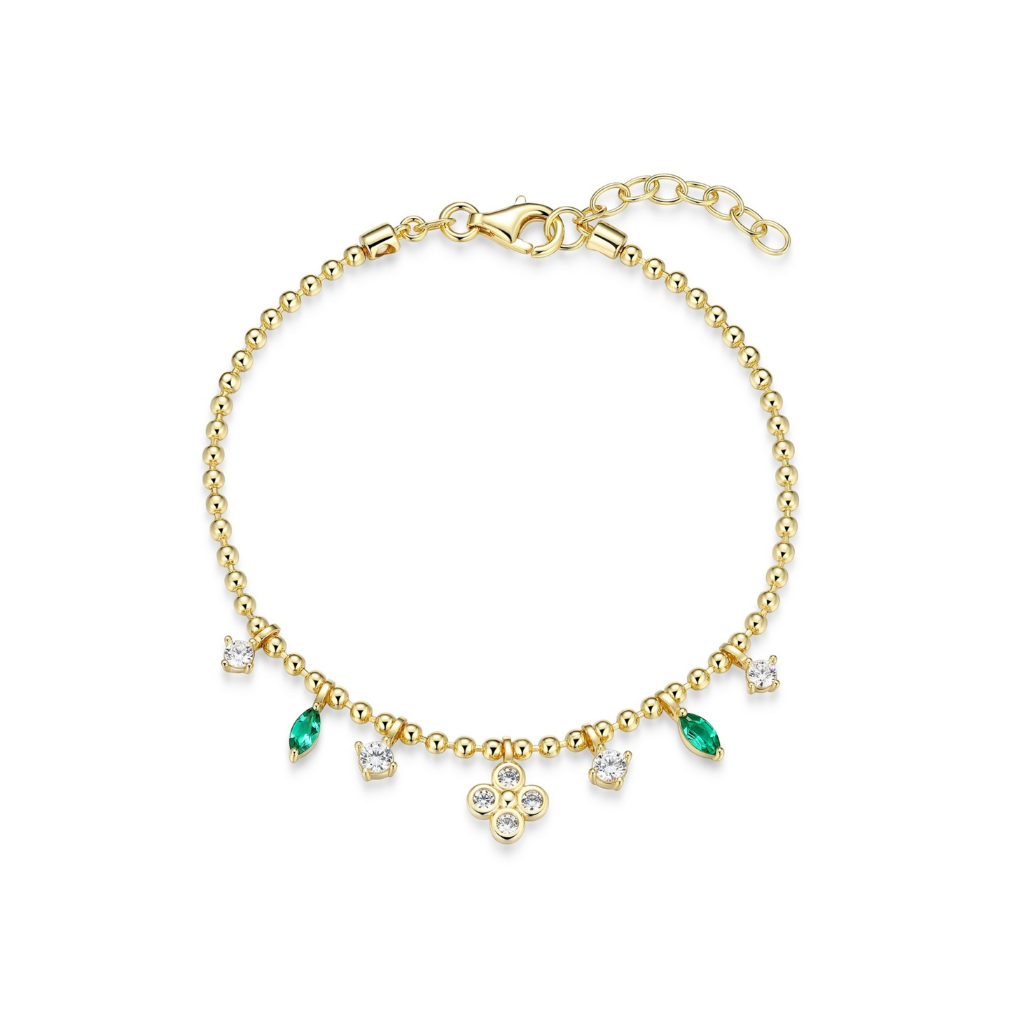 Bracelet Reign Émeraudes