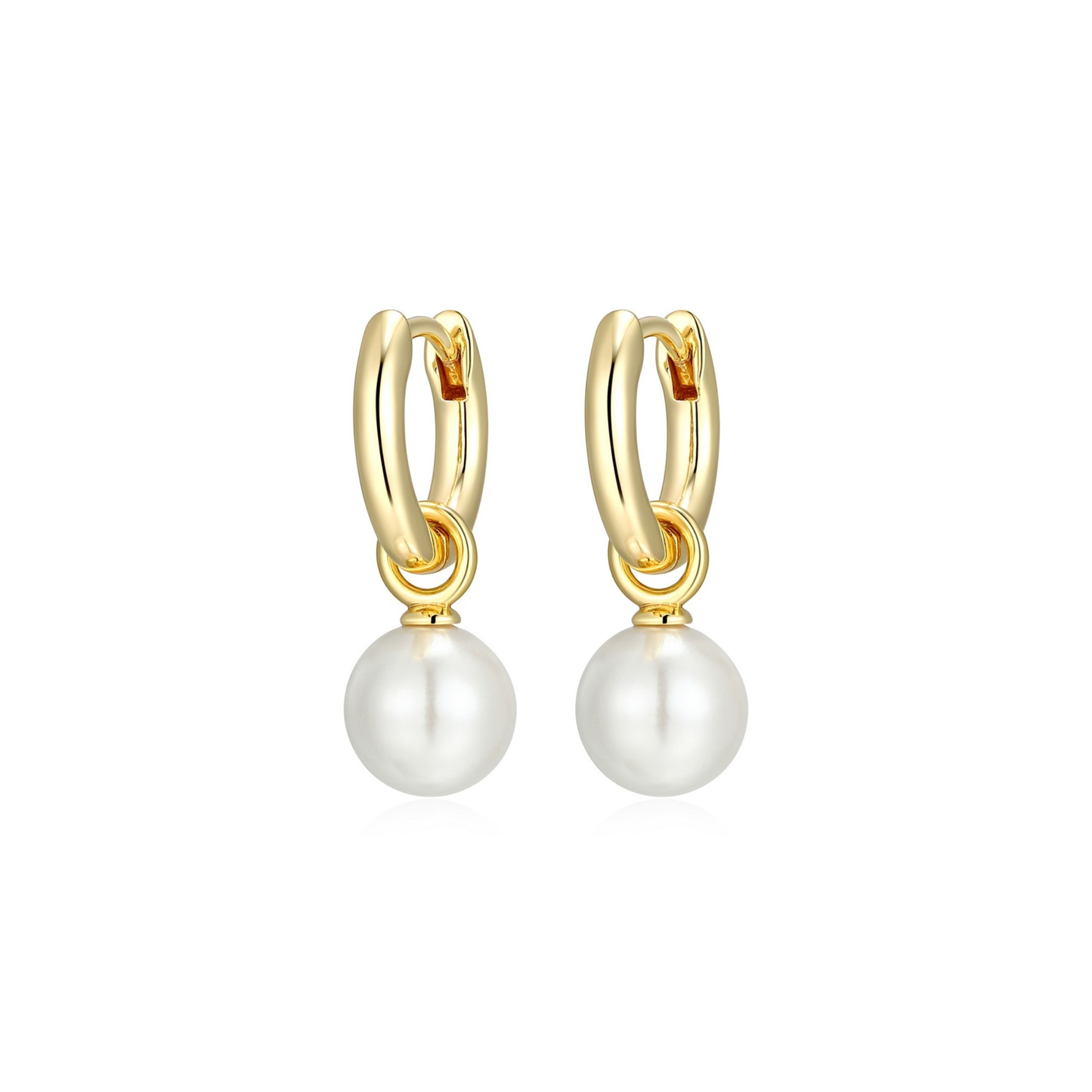 Boucles Huggies Perle Reign