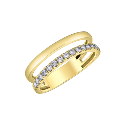 Jonc Semi-Éternité Diamant Canadien