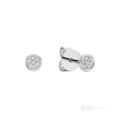 Boucles Mini Cercles et Diamants