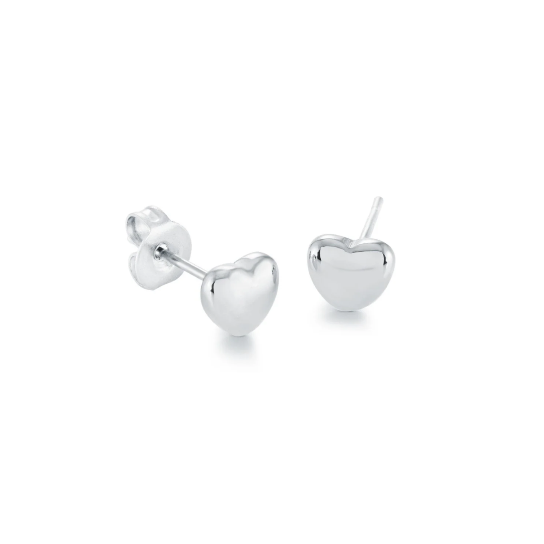 Boucles Coeurs Acier Veloria Mini