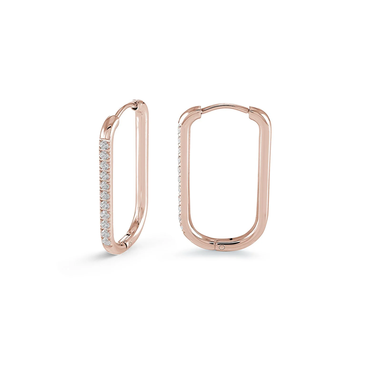 Boucle Huggies Ovales Acier Inoxydable 26.2mm