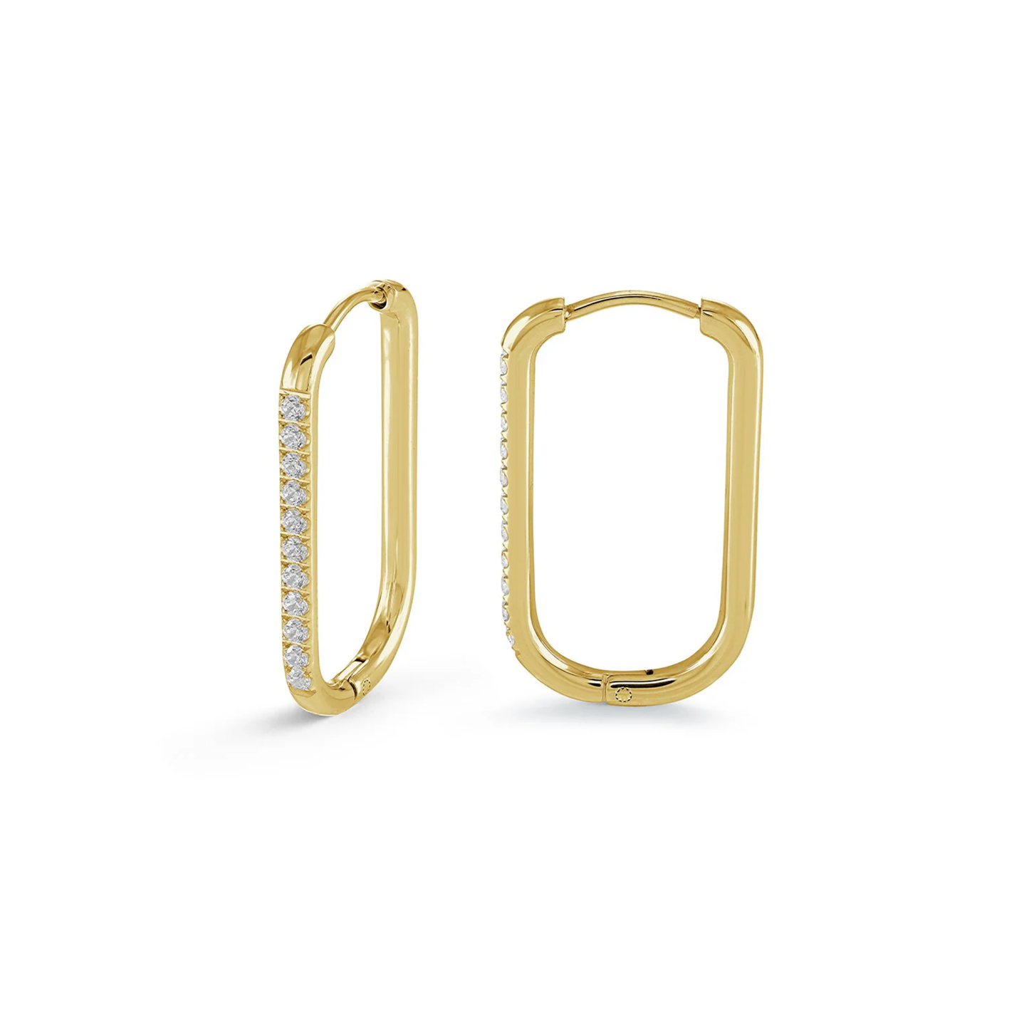 Boucle Huggies Ovales Acier Inoxydable 26.2mm