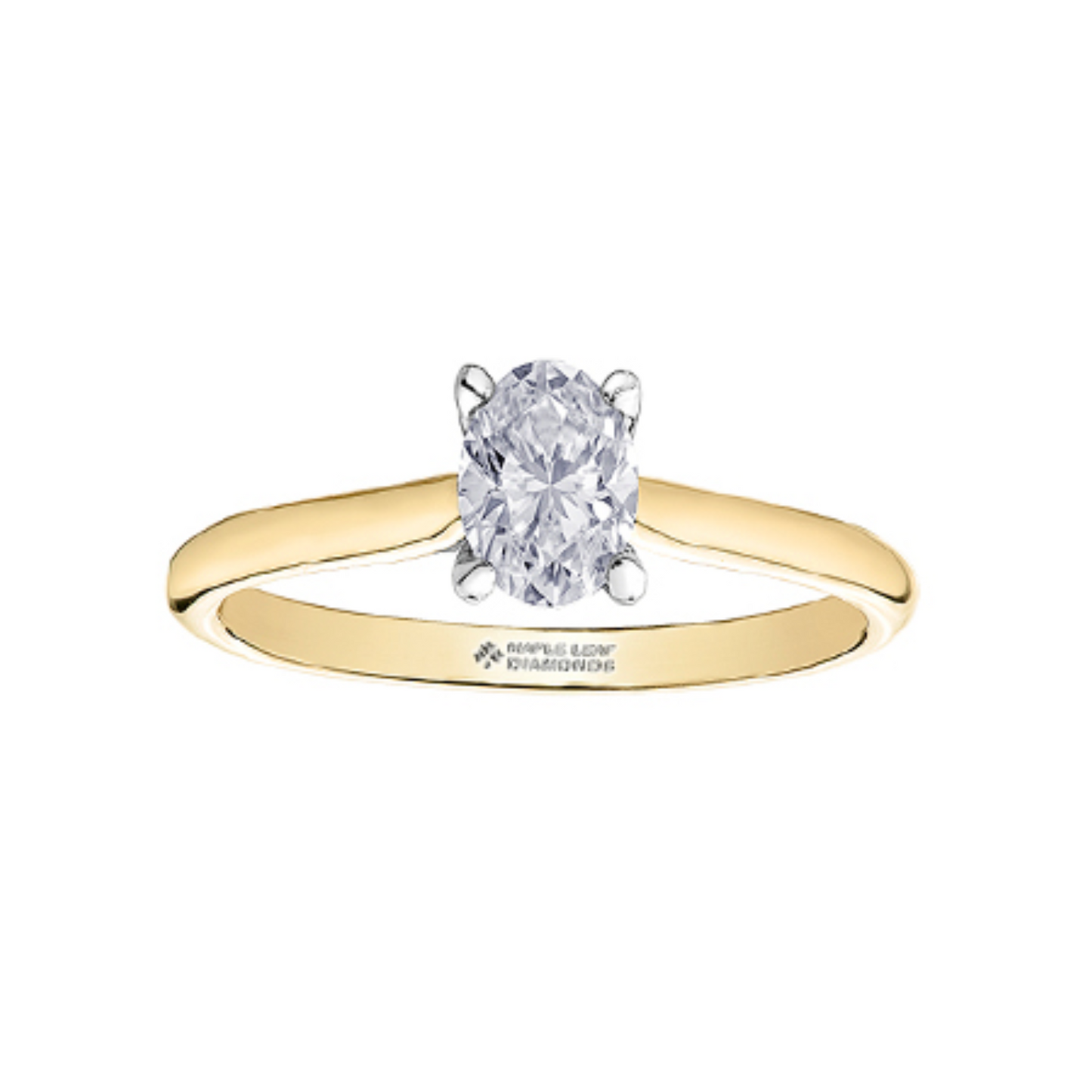 Bague Diamant Ovale Solitaire