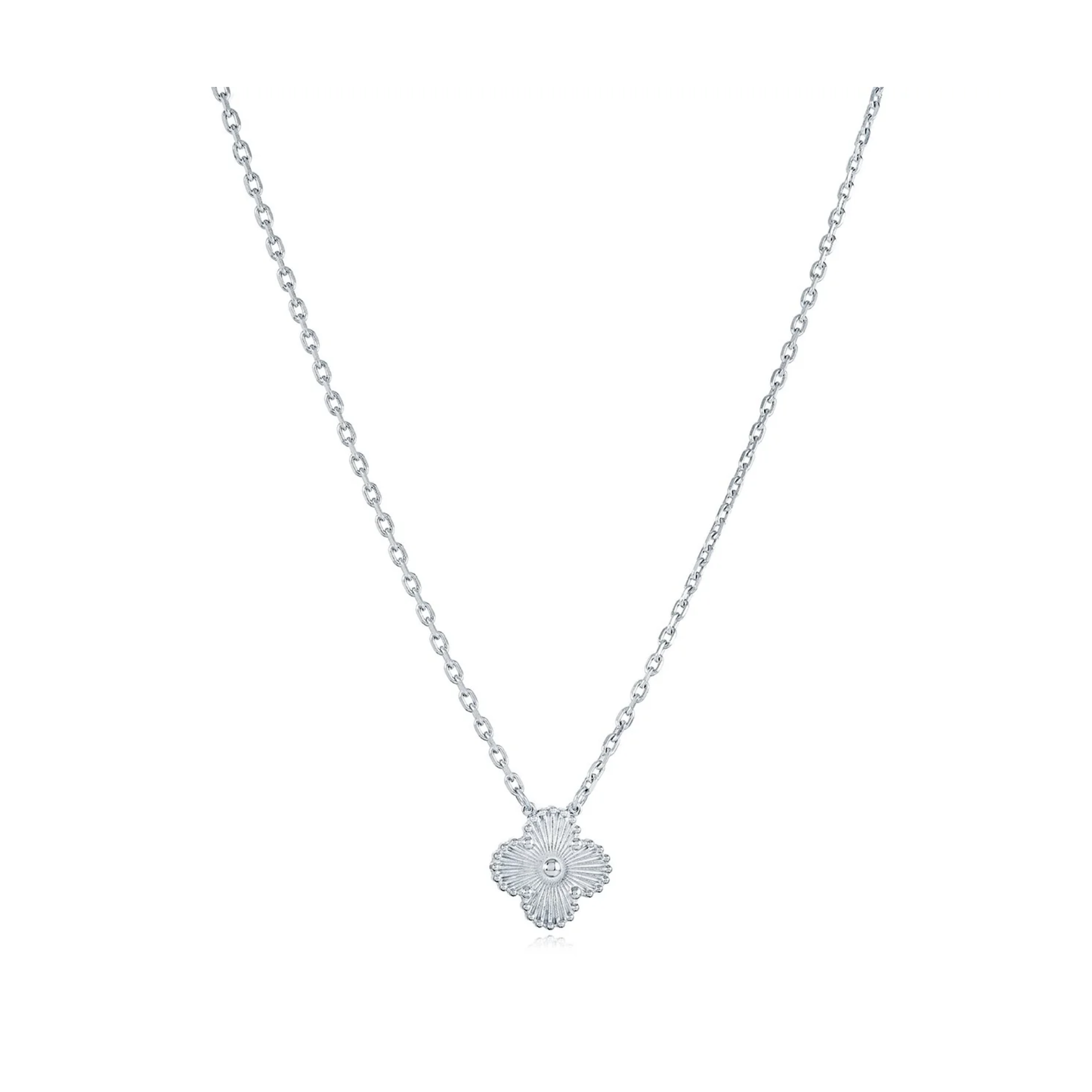 Collier Trèfle Acier Inoxydable