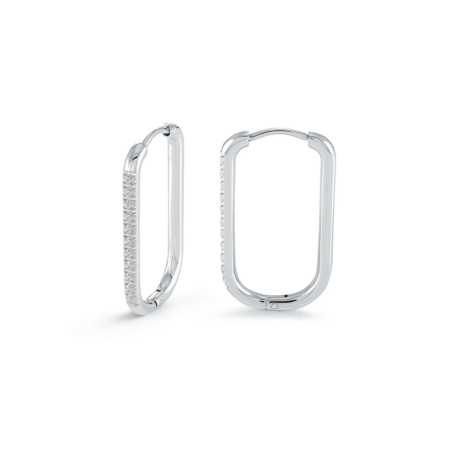 Boucle Huggies Ovales Acier Inoxydable 26.2mm