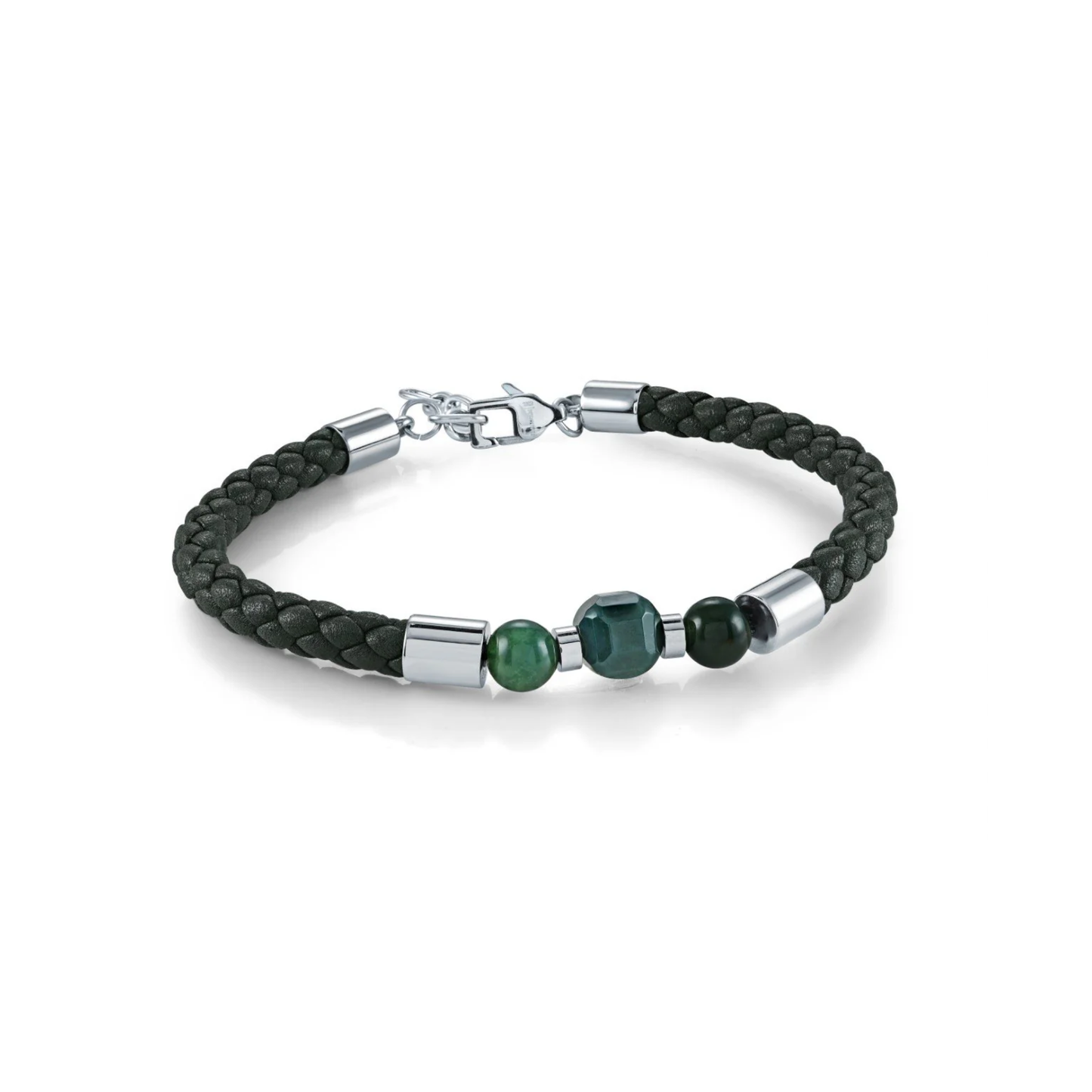 Bracelet Acier Inoxydable et Cuir