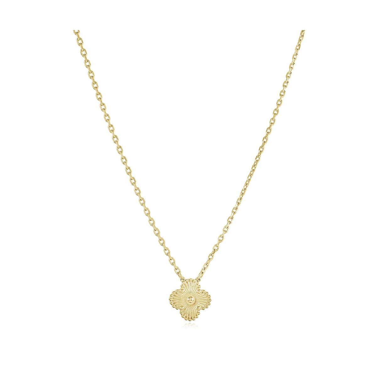 Collier Trèfle Acier Inoxydable