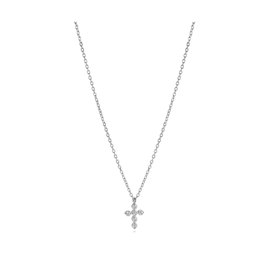 Collier Croix Acier Inoxydable