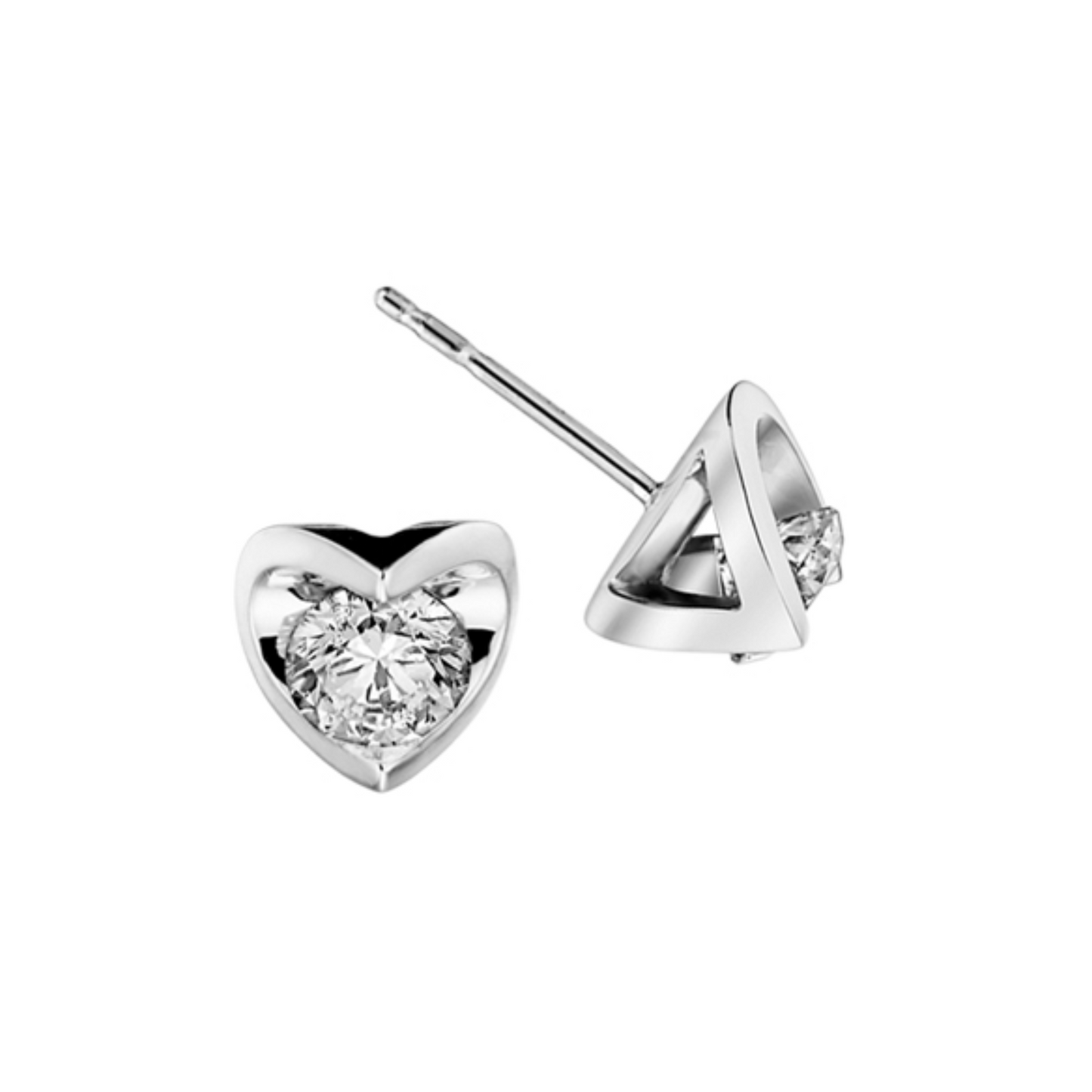 Boucles Diamants Solitaire