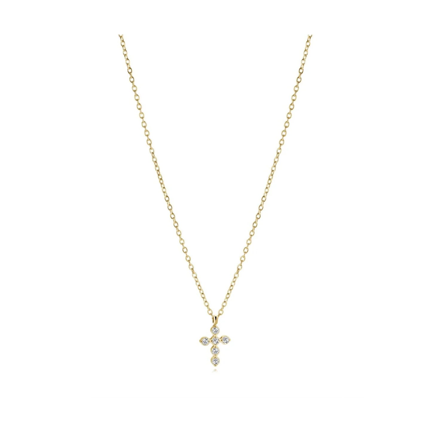 Collier Croix Acier Inoxydable