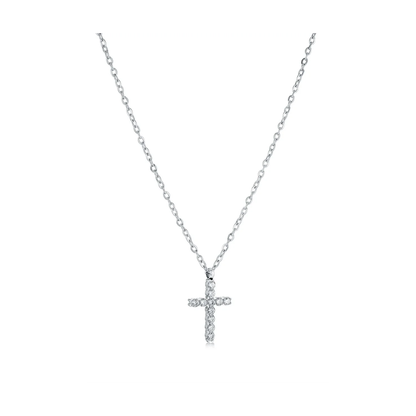 Collier Croix Acier Inoxydable