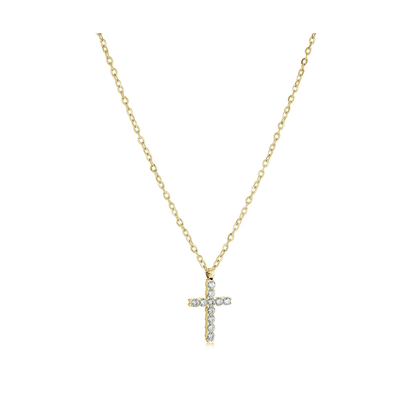 Collier Croix Acier Inoxydable