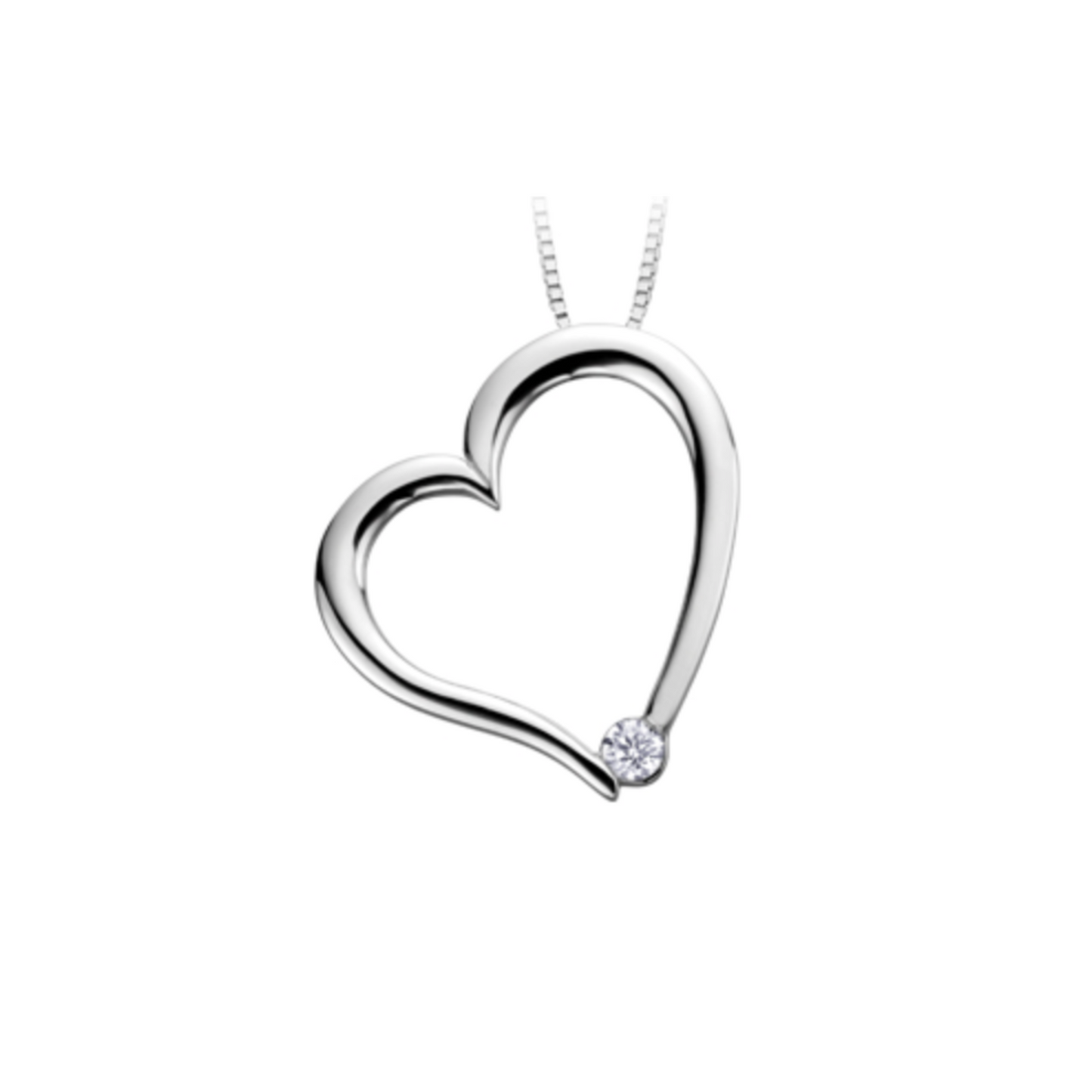 Collier Coeur Diamant