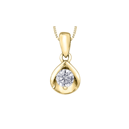 Collier Diamant Solitaire