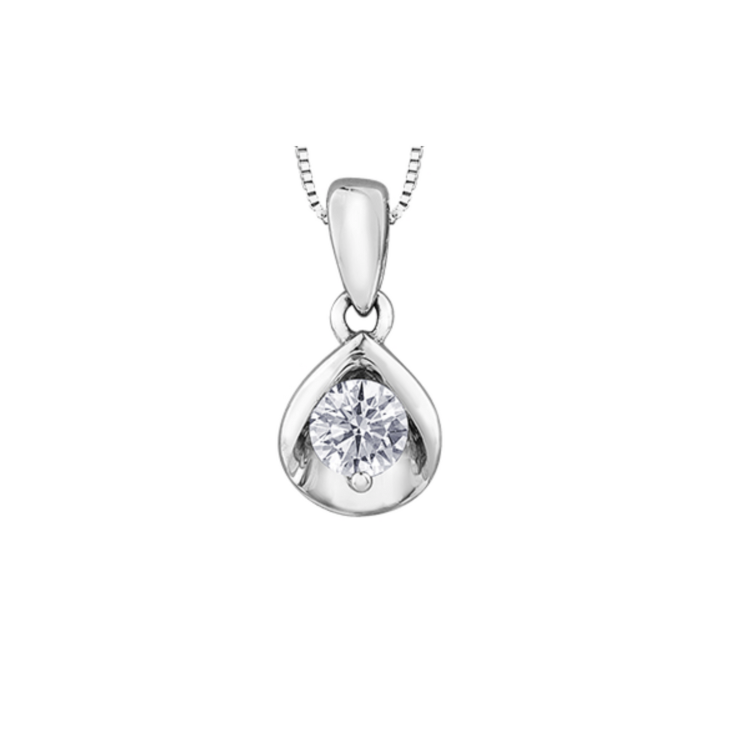 Collier Diamant Solitaire