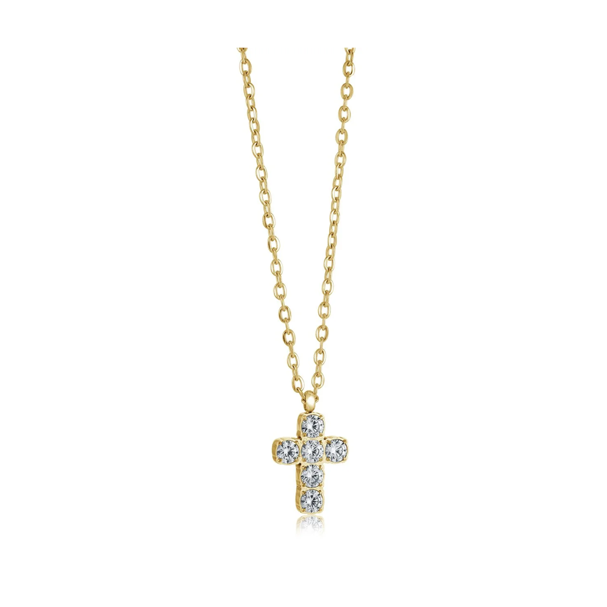 Collier Croix Acier Inoxydable