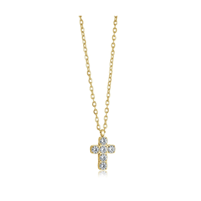 Collier Croix Acier Inoxydable