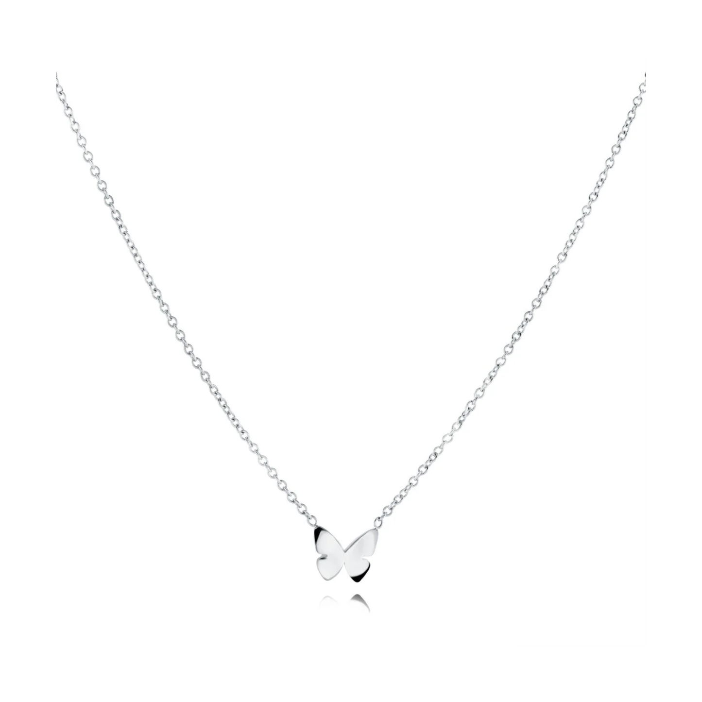 Collier Papillon Acier Veloria Mini