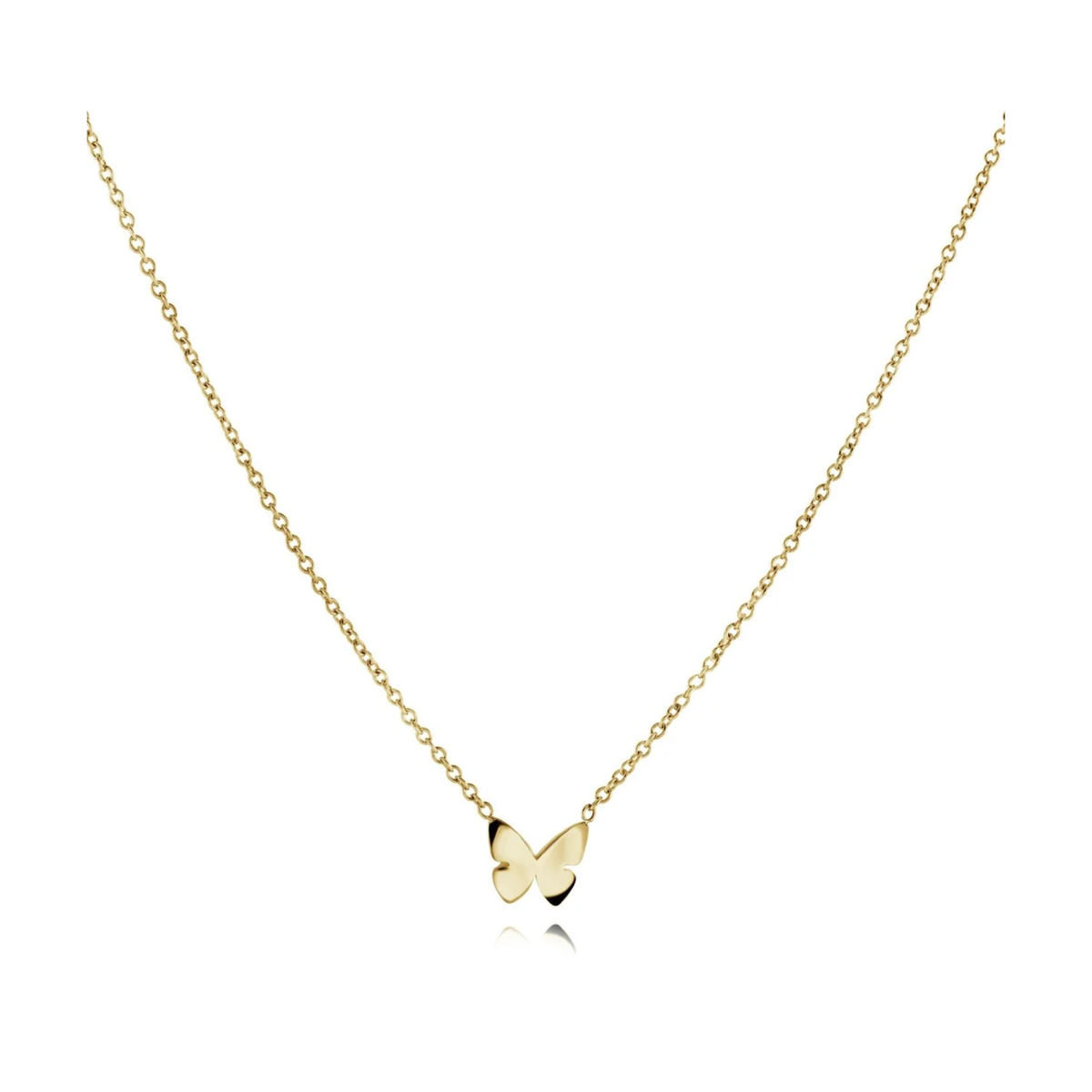 Collier Papillon Acier Veloria Mini