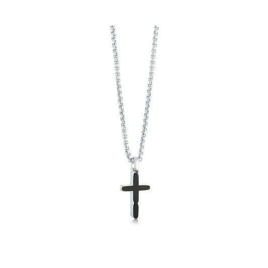 Collier Croix en Acier Inoxydable