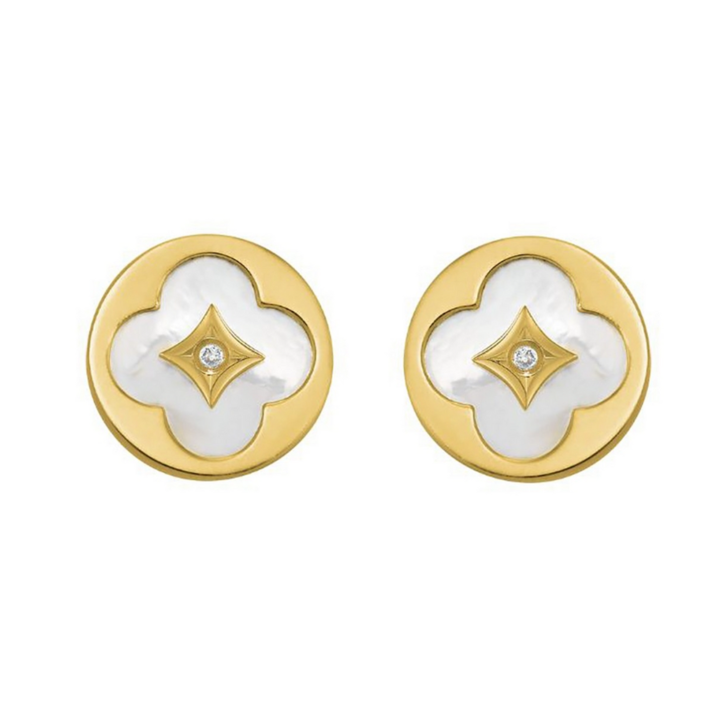 Boucles Nacre de Perle