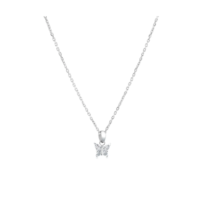 Collier Papillon Acier Veloria Mini