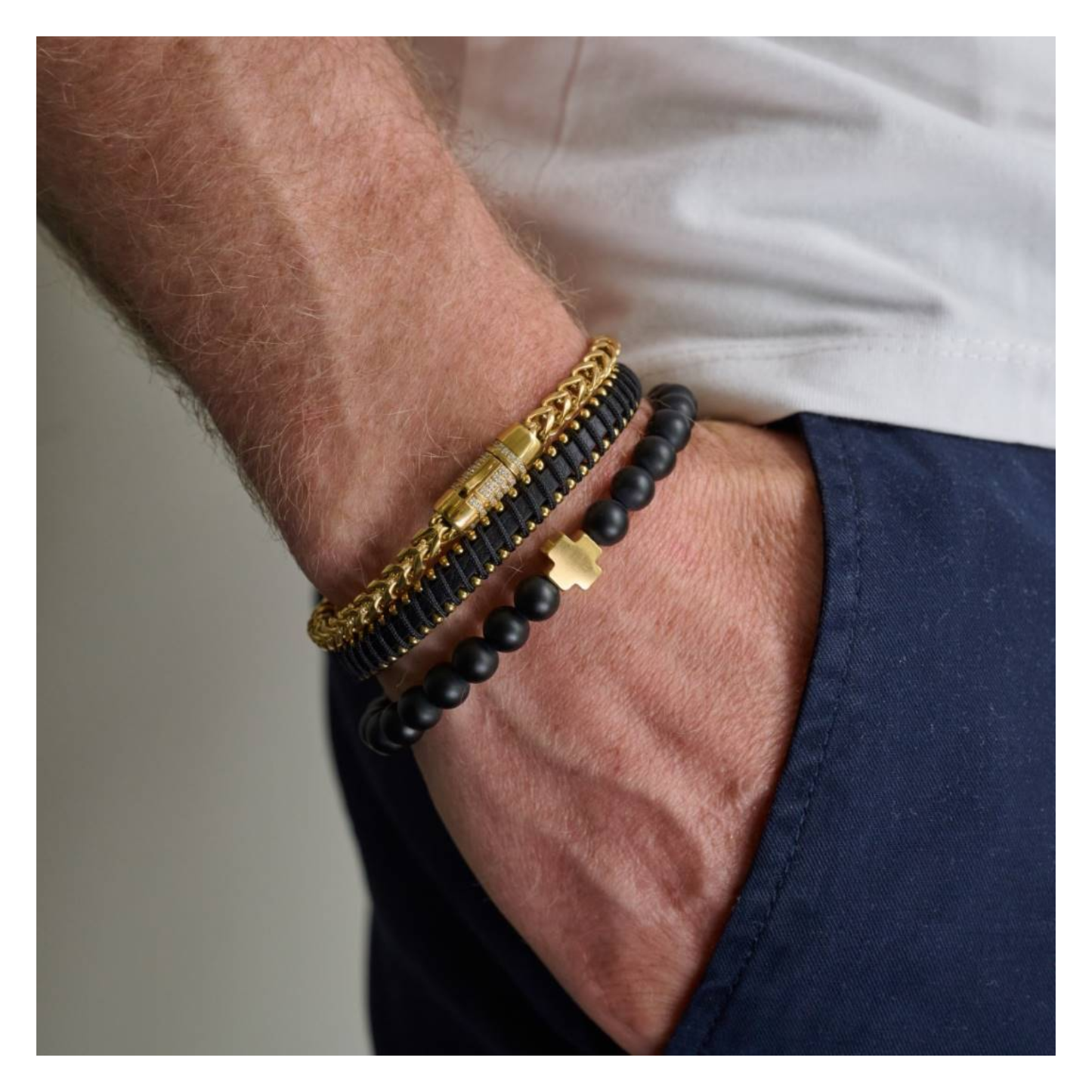 Bracelet Cuir Tressé Italgem