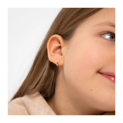Boucles Huggies Rose Enfants