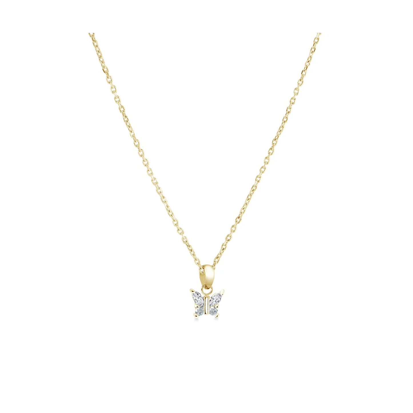 Collier Papillon Acier Veloria Mini