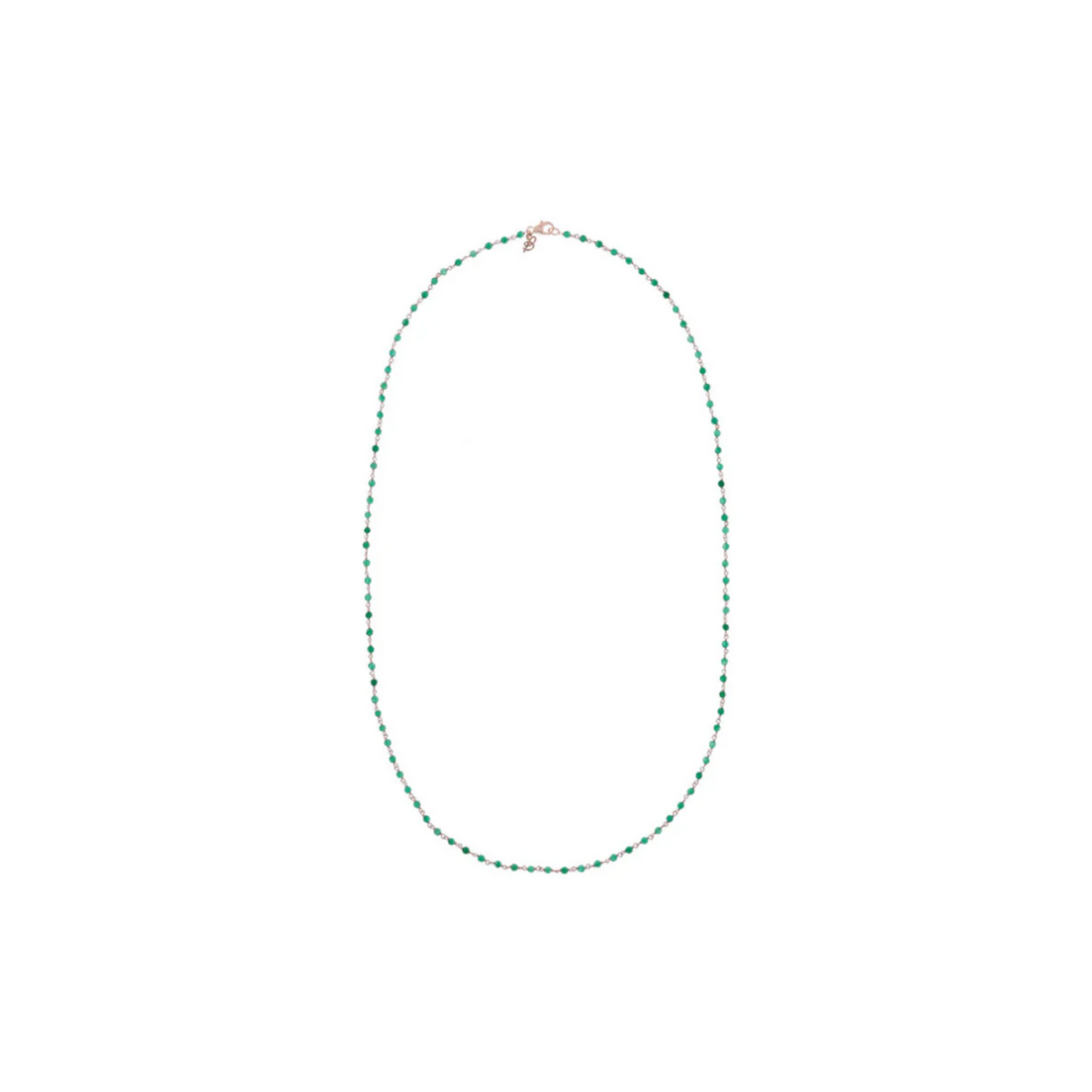 Collier Agathe Verte Bronzallure