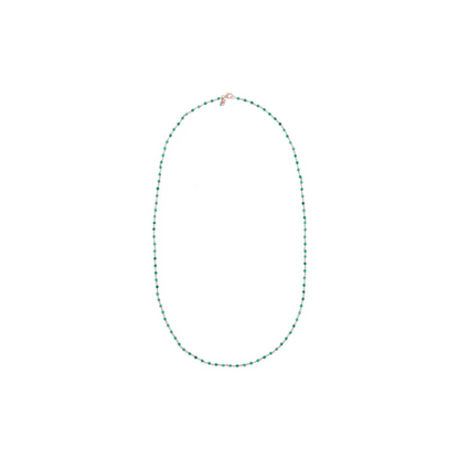 Collier Agathe Verte Bronzallure