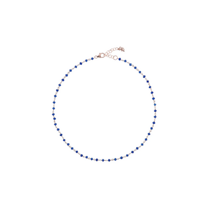 Collier Agathe Bleu Bronzallure