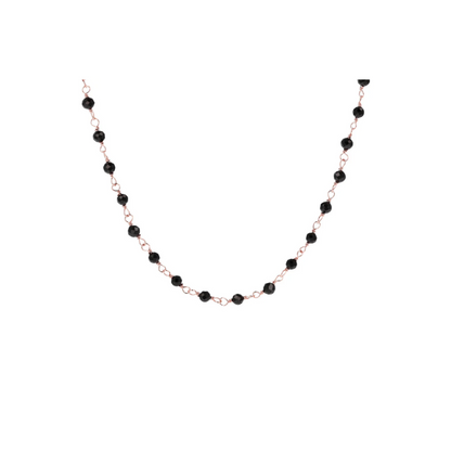 Collier Spinelle Noir Bronzallure