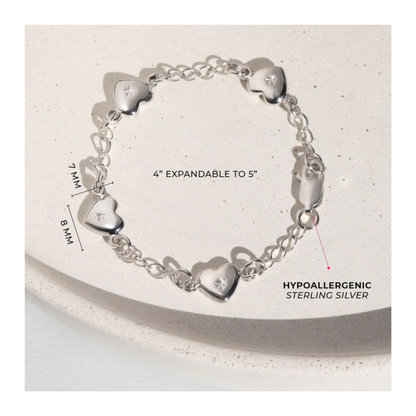 Bracelet Coeurs Enfant